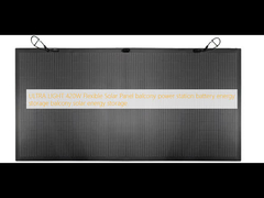 ULTRA LIGHT 420W pannello solare flessibile balcone centrale elettrica batteria accumulo di energia balcone accumulo di energia solare