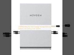2400WH Balcone Immagazzinamento di energia solare Balcone Centrale elettrica Sistema solare a risparmio di costi