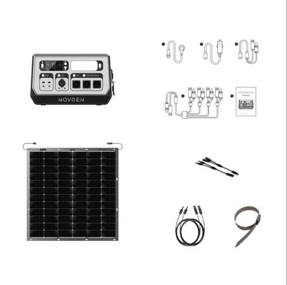 Stazione elettrica a balcone Smart Plug 2048WH pannello solare flessibile portatile